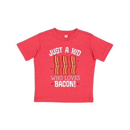 

Inktastic Just a Kid Who Loves Bacon Gift Toddler Boy or Toddler Girl T-Shirt