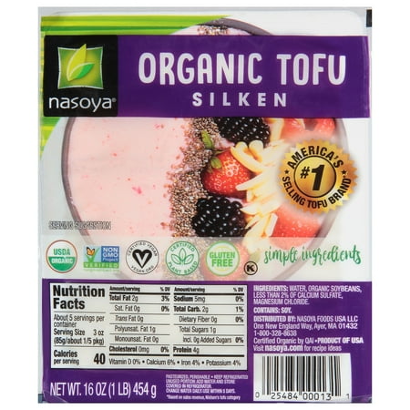 Nasoya Organic Silken Tofu 1 lb. Tray