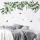 thumbnail image 2 of Green Hanging Leaf Wall Decals, Removable Fresh Plant Leaves Flower Vines Wall Stickers, Green Plants Wall Mural-Vine1-3, 2 of 4