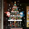 thumbnail image 3 of Pegatinas navideñas para ventana, calcomanías de pared para habitación, Papá Noel, muñeco de nieve, alce, Año Nuevo, decoraciones navideñas para el hogar, Feliz Navidad, 2023, 3 of 4