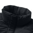 thumbnail image 3 of M-4X Plus Size Puffer Jackets for Men with Pockets Big & Tall Winter Coats Mens Casual Solid Color Long Sleeve Zip Up Mock Neck Thermal Quilted Jacket, 3 of 7