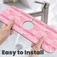 thumbnail image 6 of Vsdgher Western Cowgirl Kitchen Sink Splash Guard Faucet Mat -1 PC Super Absorbent Fast Drying Mat Sink Gadgets-Splash, Bathroom,Sink Mat,(15" X 5.5" ), 6 of 7