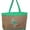 Green, variant on 20 inch Flamingo Applique Large Tote Bag Green