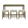 thumbnail image 4 of Picket House Furnishings Turner Multipurpose Bar Table Set in Natural, 4 of 19
