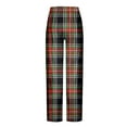 thumbnail image 4 of Aimik Hanes Mens Lounge Pants Comfy Pajama Pants Plaid Pajama Bottoms with Pockets Drawstring Pj Bottoms Pants Unisex Christmas Pajama Pants-White-8 XXL, 4 of 5