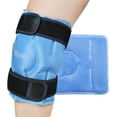 thumbnail image 1 of Reusable Gel Ice Pack Wrap for Knee Pain Relief, Cold Compress Therapy for Injuries, Swelling, Bruises, Arthritis, and Post-Surgery Recovery, 1 of 7