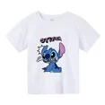 thumbnail image 3 of Nueva camiseta de algodón de Lilo & Stitch para niños, camisetas de manga corta de verano a la moda con dibujos animados para niños y niñas, 3 of 5
