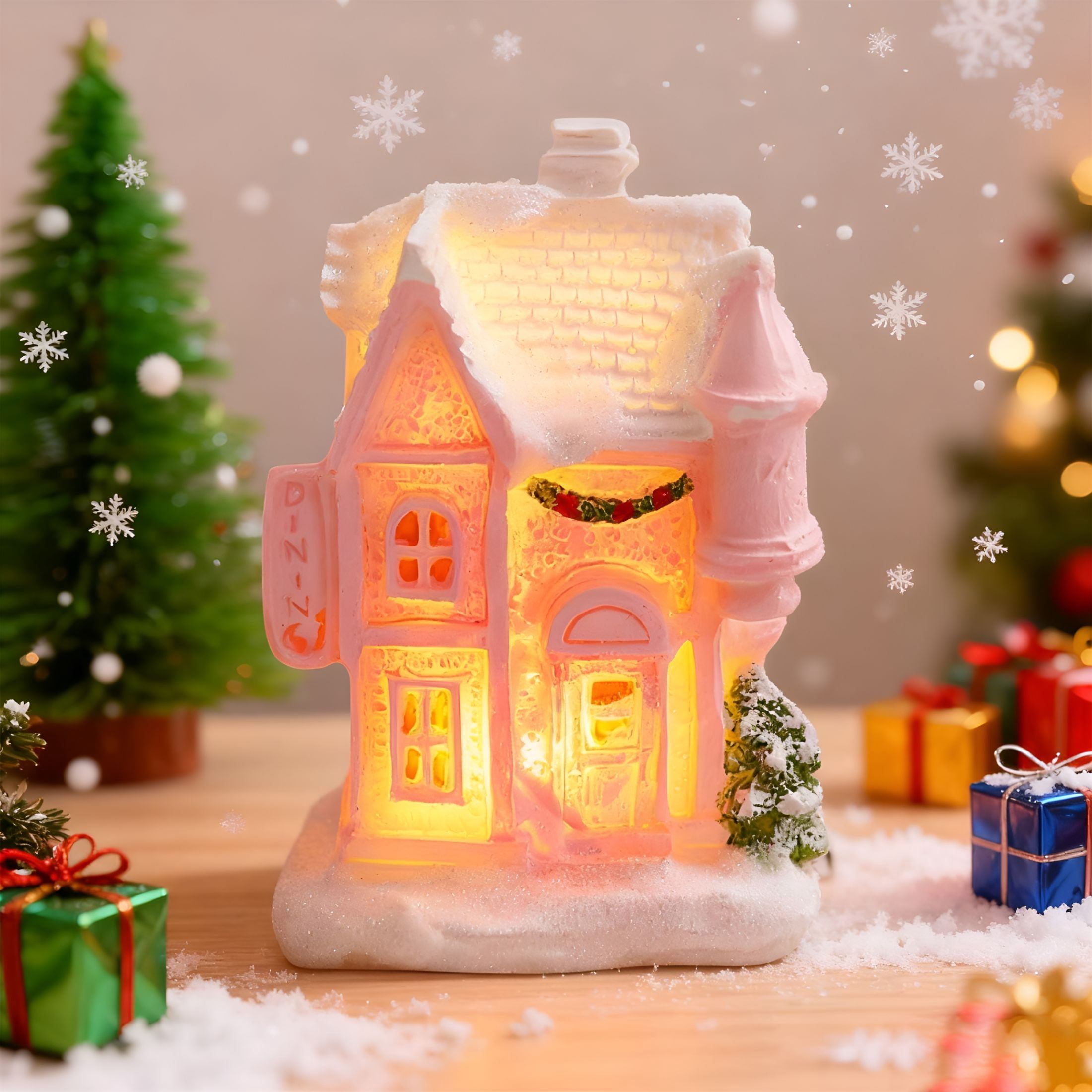 Disney Animated Christmas Village, Lights, Music, 14.9