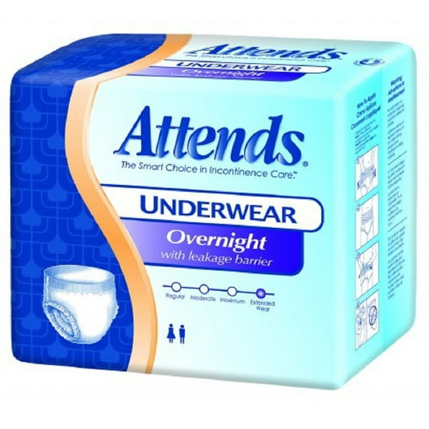 Attends Adult Absorbent Underwear Attends Pull On XLarge