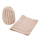 thumbnail image 5 of 2 en un Conjunto de Invierno de Gorro Y Bufanda de Punto Cálido Y Suave para Bebé Unisex 0-3T Beige, 5 of 8