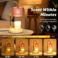 thumbnail image 2 of HomWamee Green Dimmable Candle Warmer Lamp with Timer & Adjustable Height, 2 of 12
