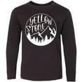 thumbnail image 3 of Inktastic Yellowstone National Park- Mountains Long Sleeve Youth T-Shirt, 3 of 5