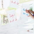 thumbnail image 3 of 10 Pieces Dry Erase to Do List Reusable Lined Stickies Weekly Planner Daily Planner Sticker Smart Board and 6 Pieces Dry Erase Markers Erasable Whiteboard Markers for Home Office Class, 5 x 7 Inch, 3 of 7