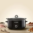 thumbnail image 4 of 7-Quart Manual Slow Cooker, Black, 4 of 6