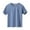 Blue, variant on Taqqpue Kid's Short Sleeve T-Shirt Girls' Cotton Tee Crewneck Boys' T-Shirts Solid Color Dry Fit Athletic Plus Size Tops 3-16 Years