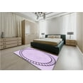 thumbnail image 5 of Ahgly Company Machine Washable Indoor Rectangle Transitional Orchid Purple Area Rugs, 8' x 10', 5 of 7
