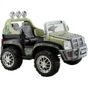 Monster Trax SUV 12-Volt Battery-Powered Ride-On, Green Camo