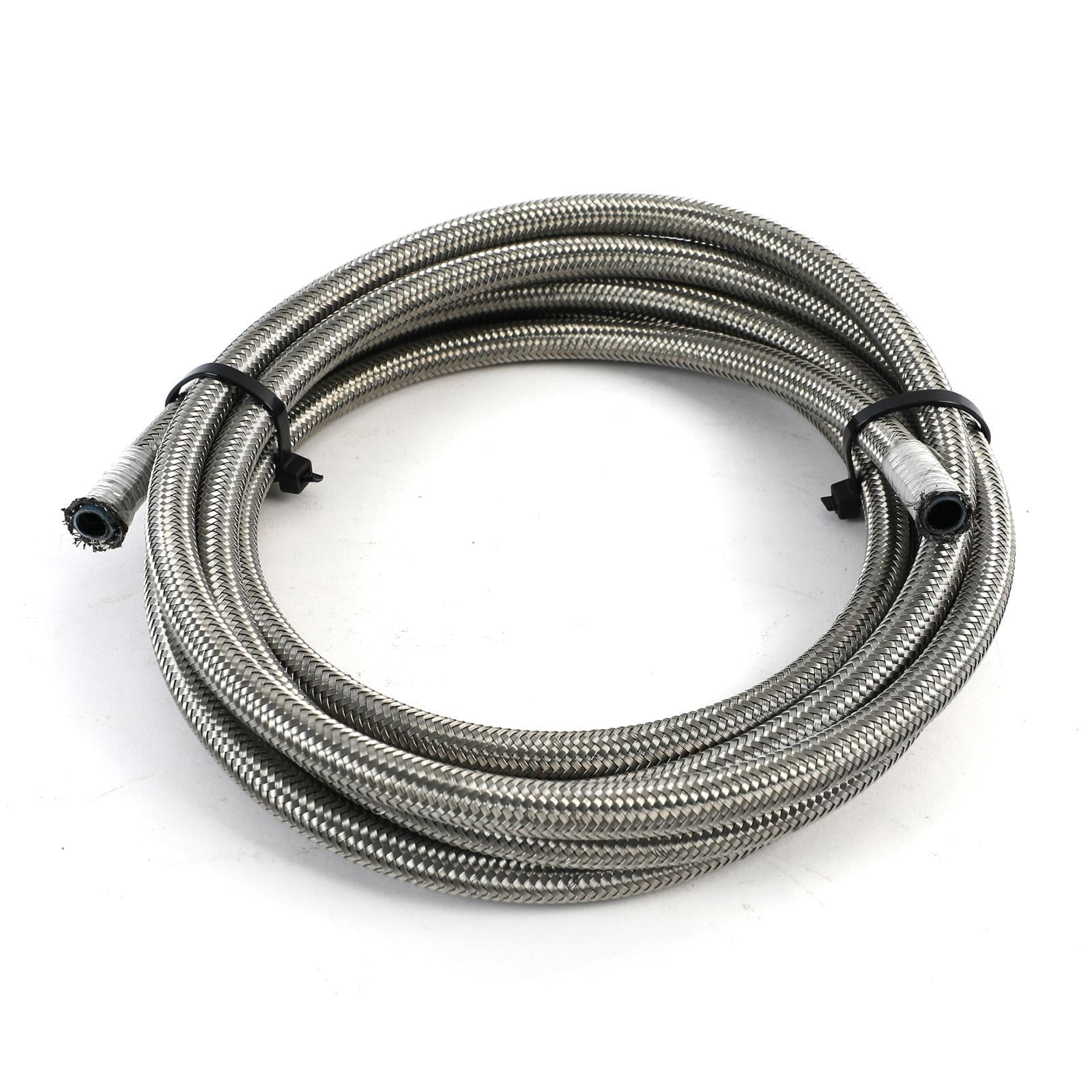 REDHORSE 303-06-3 -06 CONDUCTIVE CORE PTFE HOSE - STAINLESS STEEL COVER -3 FEET