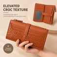 thumbnail image 6 of Beltzy Wallet for Women Leather Large Capacity Card Holder Ladies Phone Clutch Travel Long Purse, 6 of 8