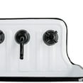 thumbnail image 5 of Black  White Enamel Finish Metal Sink Soap Dish with Faucet | Vintage Farmhouse Style, 5 of 9