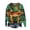 #041-Army Green, variant on AUNVITO Women's St. Patrick's Day Sweatshirt Long Sleeve Round Neck Loose Fit with Print Casual and Festive Style