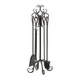 thumbnail image 1 of Panacea Ensemble d'Outils Accessoires en Acier Enduit de Poudre pour Cheminée à Volutes 5 Pcs, 1 of 7