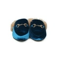 thumbnail image 4 of New Women Velvet Horsebit Fur Lined Loafer Mule - 18018 Cape Robbin Collection, 4 of 6