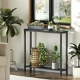 thumbnail image 3 of Narrow Console Table for Entryway - 2-Tier Industrial Sofa Table, 3 of 9