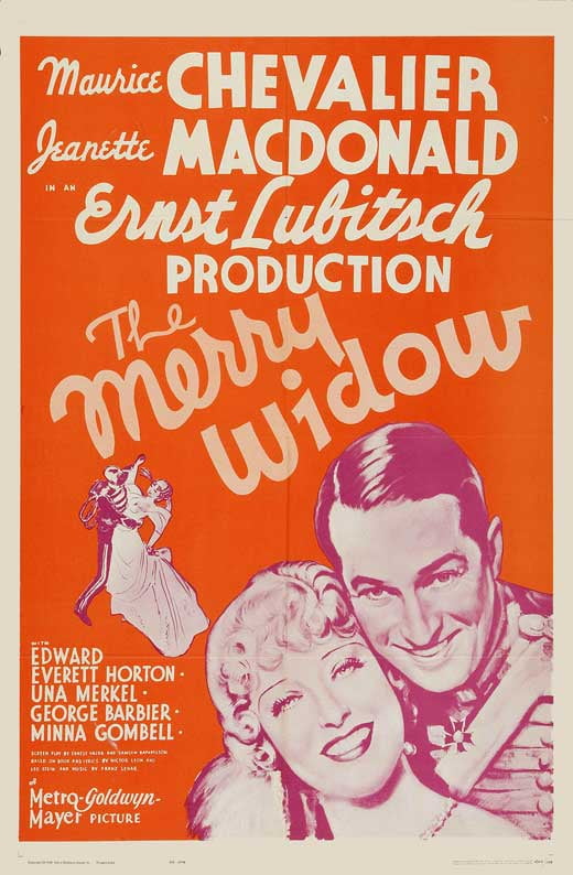 The Merry widow Jeanette MacDonald Movie poster print 2