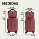 thumbnail image 5 of Set de 4 Maletas de Viaje Rígidas 20 y 18 Pulgadas con 2 Neceseres de 11 Pulgadas Equipaje Ligero con Ruedas 360 y Candado TSA Seraphiel, 5 of 7