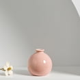 thumbnail image 3 of Inteprter Elegant Cheerful For Bouquet - Elegante jarrón de cerámica para arreglos florales, decoración del hogar y regalos, forma clásica Decoración del hogar Rosa Rosa, 3 of 6