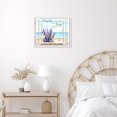 thumbnail image 5 of Inspirational Quotes Wall Art Purple Lavender on the Beach outside the Window Bathroom Wall Art Watercolor Ocean Landscape Canvas Art Wall Decor for Living Room Bedroom Kitchen 24x16 Inches, 5 of 5