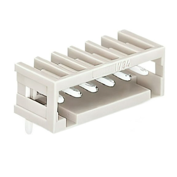 Pack of 15 733-364 Conn Shrouded Header (4 Sides) HDR 4 POS 2.5mm Solder RA Side Entry Thru-Hole Box, Bulk, RoHS