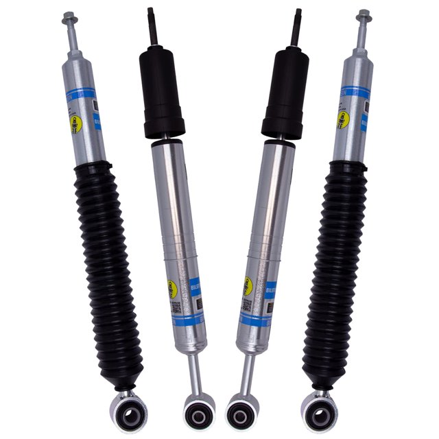 Bilstein 5100 Series Set of Front and Rear Shocks fits 2007 2009 4Runner FJ Cruiser 4WD with 0-2.5 Inch Front Lift and 0.5-2.5 Inch Rear Lift - Improves Ride Quality - Includes TrendsAuto Decal