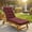 DX-Dark Red, variant on 2 Pack 72x21 Inch Folding Chaise Lounge Cushion Quick Dry,Dark Red