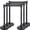 6PCs, variant on MROOBEST 2 Packs Crowd Control Stanchion Set Crowd Control Barriers Black Stanchions with Retractable Belts 6 5Ft with Easy Assembly Height 36 inches for Store Queues