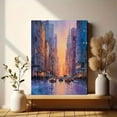 thumbnail image 6 of New York City Yellow Cab Watercolor Canvas Wall Art Print for Living Room Bedroom Office Hallway Dining Room Apartment Decor, 6 of 8