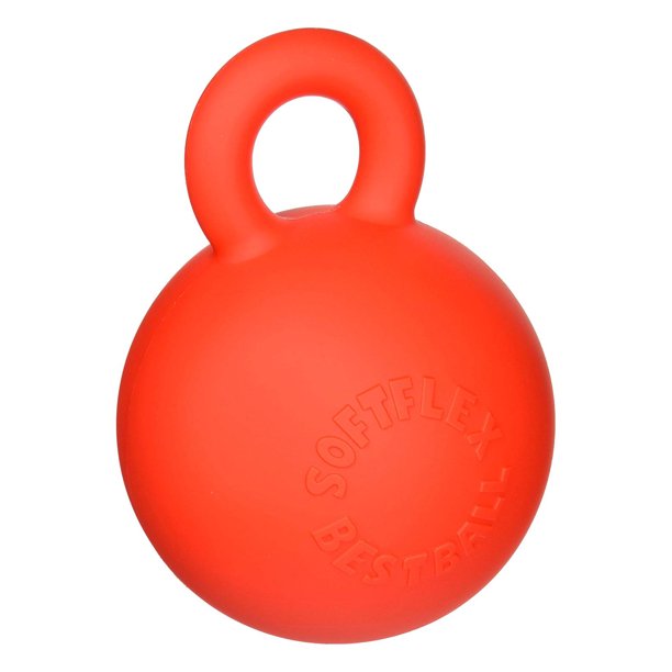 Hueter Toledo Soft Flex Gripper Ball Dog Toy Red 5" x 5" x 6.7