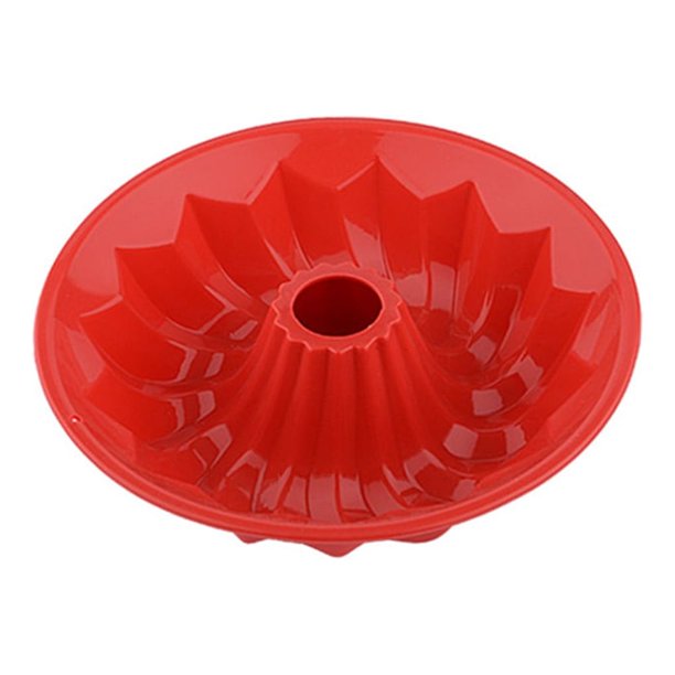 Billuyoard Molde de silicona para pastel de gasa, portátil, reutilizable, lavable, resistente al calor, para el hogar, pastelería, postre, bandeja para Cocina y Comedor Rojo Billuyoard HA080563-04