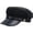 Black, variant on Mens Womens Newsboy Cap Yacht Captain Sailor Hat Baker Boy Peaked Beret