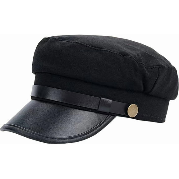 YooGuoGuo Mens Womens Newsboy Cap Yacht Captain Sailor Hat Baker Boy Peaked Beret