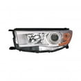 thumbnail image 2 of For Toyota Highlander 2014 2015 2016 Headlight Assembly Driver and Passenger Side | Pair | Composite | TO2502221, TO2503221 | 811500E180, 811100E180, 2 of 3
