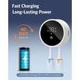thumbnail image 4 of Upgraded UV Toothbrush Cleaner Wall Mount – Temracha with LED Screen, Auto Cover, 60° Drying & Cleaning, for Bathroom & Travel, 4 of 9
