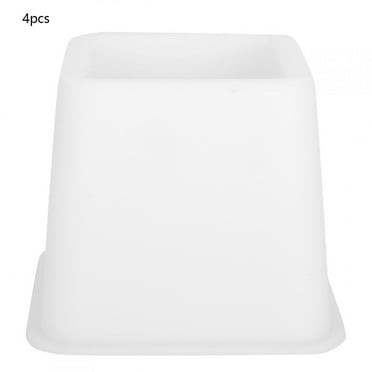 4pcs Bed Chair Riser Furniture Sofa Lifter Raising Tool Luminous Set (White)