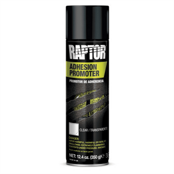 U Pol Products RAPTOR UP5024 1K Adhesion Promotor, 12.4 oz Aerosol Can, Clear, Liquid