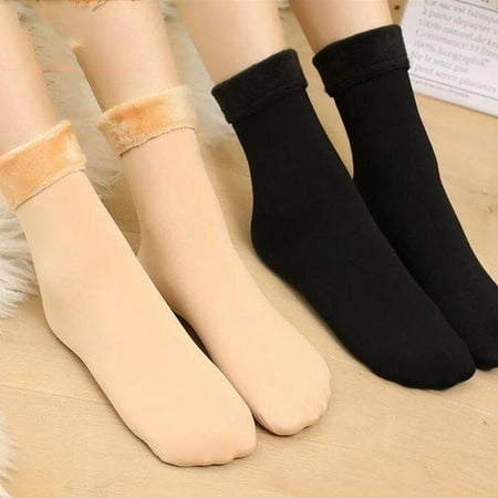 

Women Warm Socks Thicken Thermal Solid Color Autumn Winter Cozy Comfortable Breathable Snow Boots Floor Sleeping Sock Girls Wine Red 5 Pairs