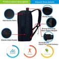 thumbnail image 4 of Kuromi Backpack Printed Travel Backpack For Daily Work Sports Backpack Travel Bag 17 inch, 4 of 6