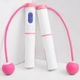 thumbnail image 4 of 2Pcs/Set Indoor Workout Cordless Jump Cord Adjustable Skipping Rope with Counter, 4 of 7
