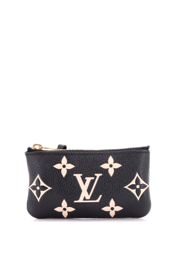 Pre-Owned Key Pouch Bicolor Monogram Empreinte Giant By Rebag