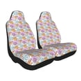 thumbnail image 2 of Cauagu Donuts and Coffee Print Car Seat Covers,Universal Automotive Seat Covers Car Seat Protectors Easy to Install Car Cover Car Accessories Auto rucks Van & SUV-2 PCS, 2 of 9
